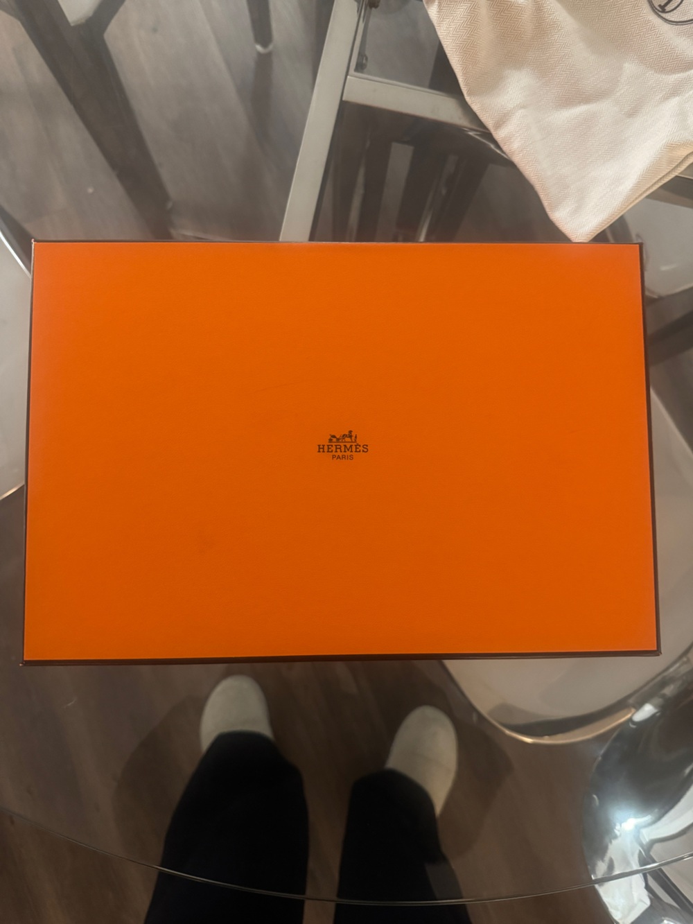 Hermes shoe box